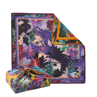 Rosebud | 18" Mulberry Silk Furoshiki Wrap by Adam Klassen