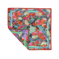 Rosebud | 18" Mulberry Silk Furoshiki Wrap by Adam Klassen