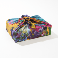 Bundle of 4 Furoshiki Wraps by Adam Klassen | 18", 28", 35" & 50", Mulberry Silk