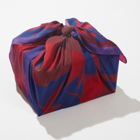 Bundle of 4 Furoshiki Wraps by Essery Waller | 18", 28", 35" & 50", Mulberry Silk