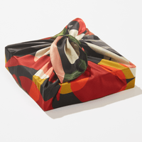 Bundle of 4 Furoshiki Wraps by Essery Waller | 18", 28", 35" & 50", Mulberry Silk