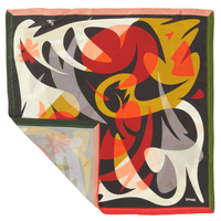 Bundle of 4 Furoshiki Wraps by Essery Waller | 18", 28", 35" & 50", Mulberry Silk