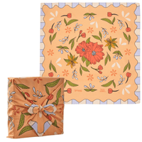 Peach | 28" Furoshiki Wrap by Talisa Almonte - Wrappr