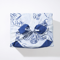 Blue Skies Ahead | Large Cotton Furoshiki Wrap - Wrappr