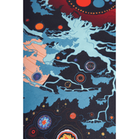 Centered | Medium Satin Furoshiki Wrap - Wrappr