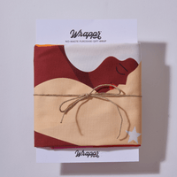 Crown | 28" Furoshiki Wrap by Nina Clausonet - Wrappr