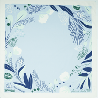 Frost | Medium Cotton Furoshiki Wrap - Wrappr