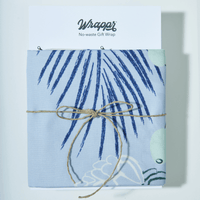 Frost | Medium Cotton Furoshiki Wrap - Wrappr