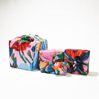 Light Where You Are Bundle | 4 Furoshiki Gift Wraps by Corina Plamada, 18", 28", 35" & 50" - Wrappr