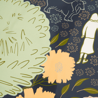 Love Story | 50" Furoshiki Gift Wrap by Sophia Choi - Wrappr