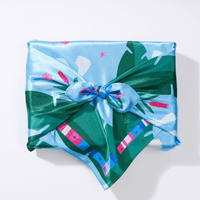 Noontime | Small Satin Furoshiki Wrap - Wrappr