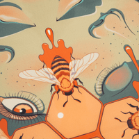 Queen Bee | 50" Furoshiki Gift Wrap by David Camisa - Wrappr