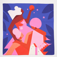 Reign | 18" Furoshiki Wrap by Nina Clausonet - Wrappr