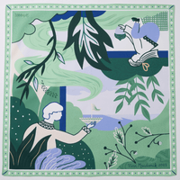 Sage Path | 18" Furoshiki Wrap by Vivi Maidanik - Wrappr