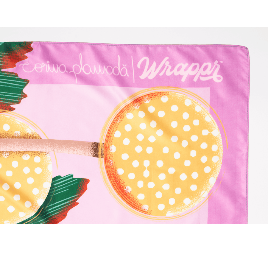 Sunday Morning | 50" Furoshiki Gift Wrap by Corina Plamada - Wrappr
