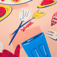 Together | 18" Furoshiki Wrap by Rialda Dizdarević - Wrappr