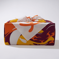 Tsukimi | 35" Furoshiki Wrap by Bakeneko - Wrappr