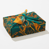 wîhkwaskwa (sweetgrass) | 35" Furoshiki Gift Wrap by Half Moon Woman - Wrappr