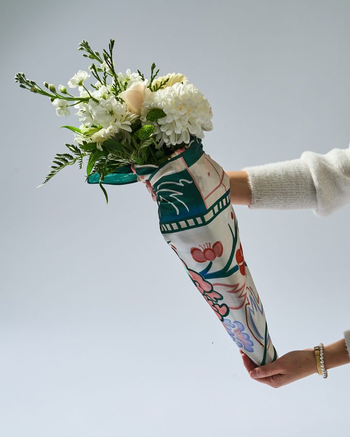 Wrap a Bouquet of Flowers