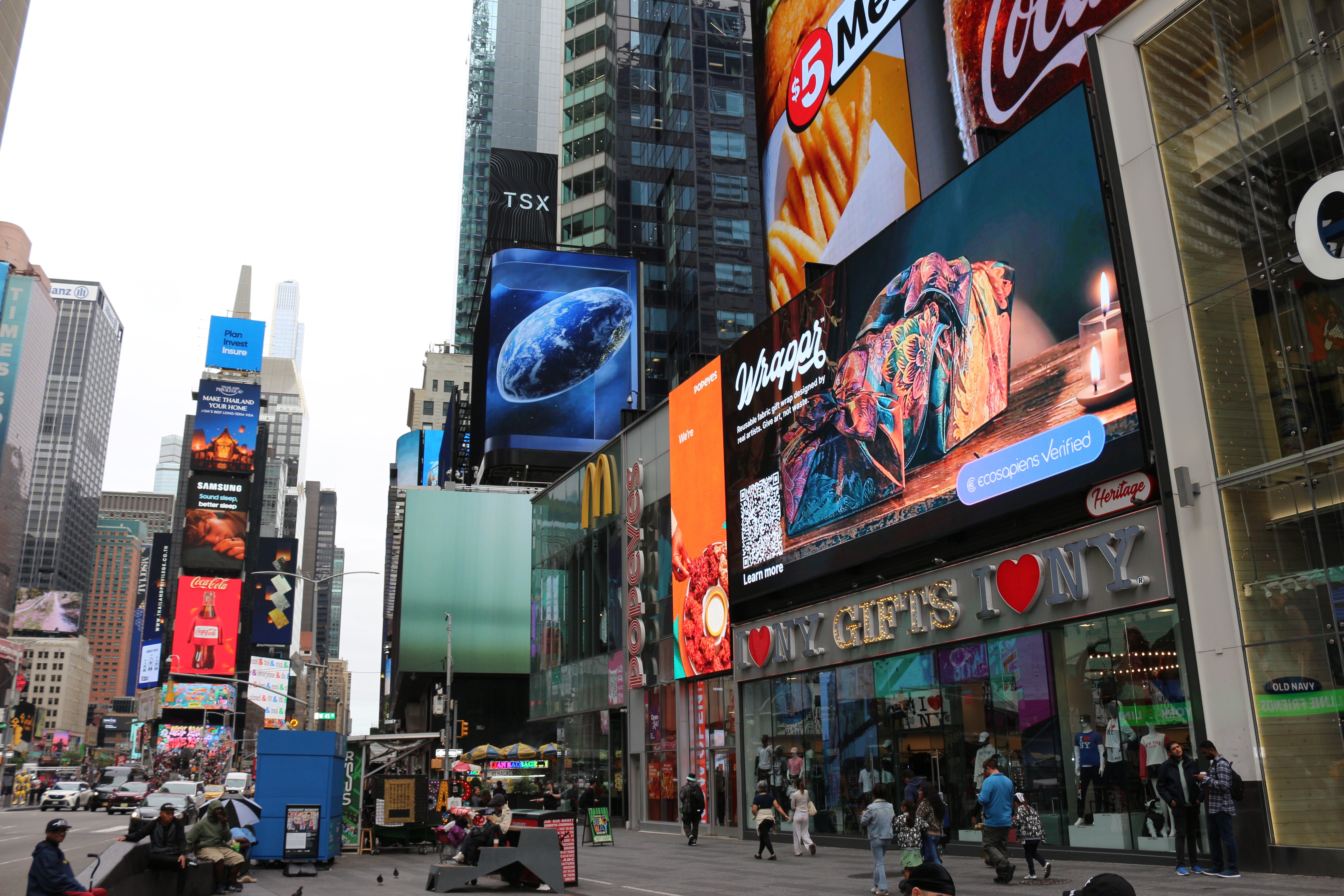 Wrappr in Times Square! | WRAPPR