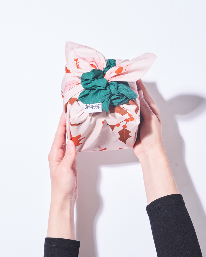 Flower Wrap with a Scrunchie