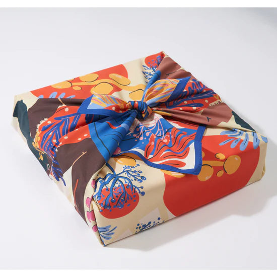 Flora Collection Bundle | 3 Furoshiki Gift Wraps by Rialda Dizdarević, 18", 28" & 35"