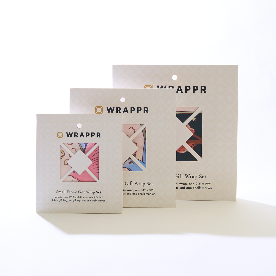 Small, Medium & Large Gift Wrap Set Bundle