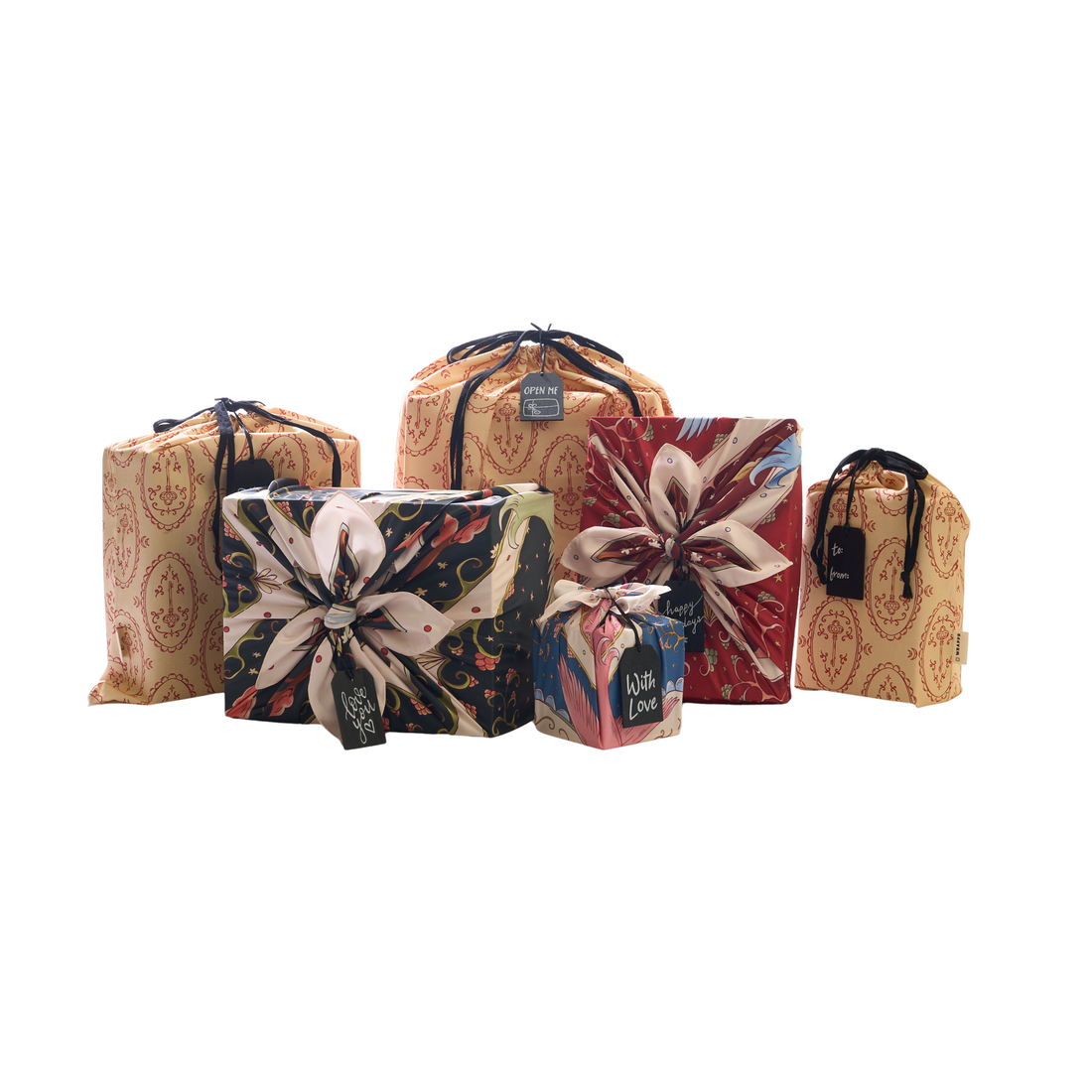 Small, Medium & Large Gift Wrap Set Bundle