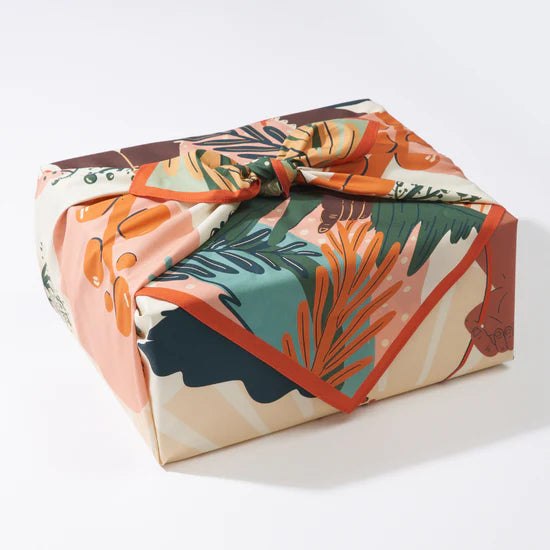 Flora Collection Bundle | 3 Furoshiki Gift Wraps by Rialda Dizdarević, 18", 28" & 35"