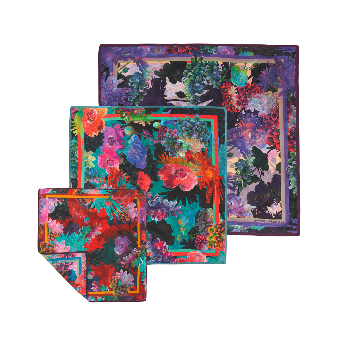 Furoshiki Gift Wrap Trio, Mulberry Silk
