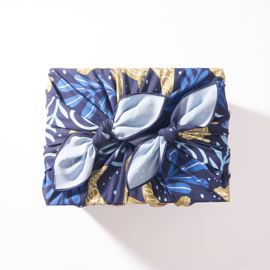 Furoshiki Gift Wrap by Hannah Pearlman | 35", Polyester