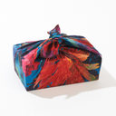 Bundle of 3 Furoshiki Wraps by Adam Klassen | 18", 28" & 35", Mulberry Silk