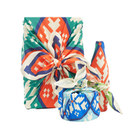 Bundle of 3 Furoshiki Wraps by Kelsey Weigl | 18", 28" & 35", Polyester