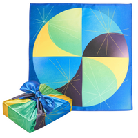 Equinox | 18" Recycled Polyester Furoshiki Wrap by Essery Waller