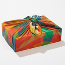 Bundle of 3 Furoshiki Wraps by Essery Waller | 18", 28" & 35", Mulberry Silk