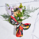 Bundle of 3 Furoshiki Wraps by Essery Waller | 18", 28" & 35", Mulberry Silk