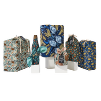 Bundle of 3 Furoshiki Wraps & 3 Fabric Bags by Hannah Pearlman