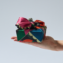 Bundle of 2 Furoshiki Wraps by Essery Waller | 18" & 28", Mulberry Silk