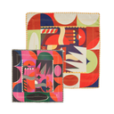 Bundle of 2 Furoshiki Wraps by Essery Waller | 18" & 28", Mulberry Silk