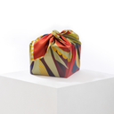 Bundle of 2 Furoshiki Wraps by Essery Waller | 18" & 28", Mulberry Silk