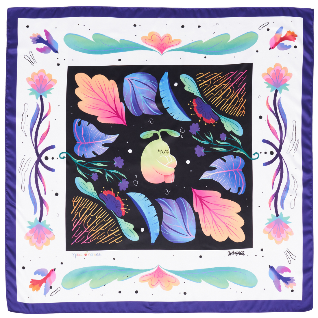 Peace | 35" Furoshiki Gift Wrap by Nina Ramos