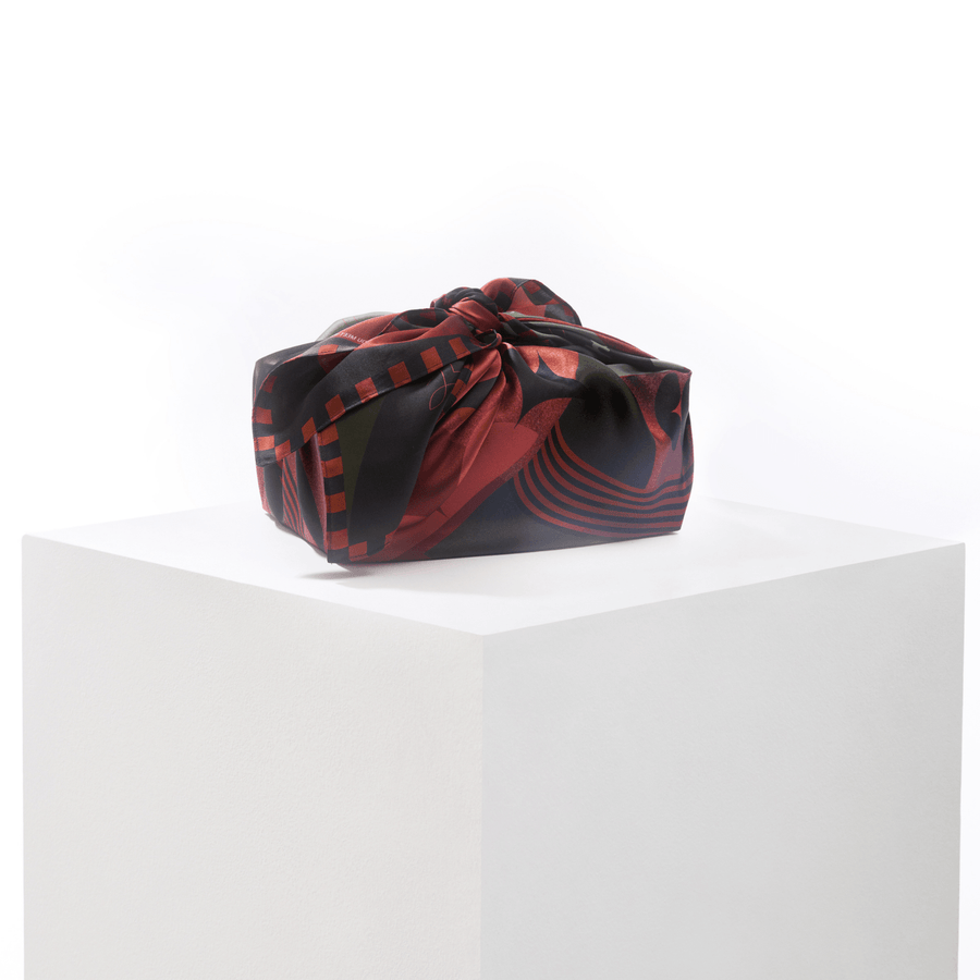 Furoshiki Gift Wrap by Essery Waller | 18", 28" & 35" | Mulberry Silk