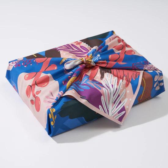 Flora Collection Bundle | 3 Furoshiki Gift Wraps by Rialda Dizdarević, 18", 28" & 35" - Wrappr