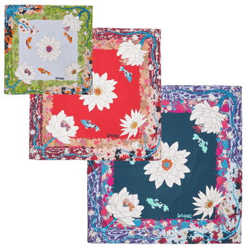 Koi & The Lilly Collection Bundle | 3 Furoshiki Gift Wraps by Adam Klassen, 18", 28" & 35" - Wrappr