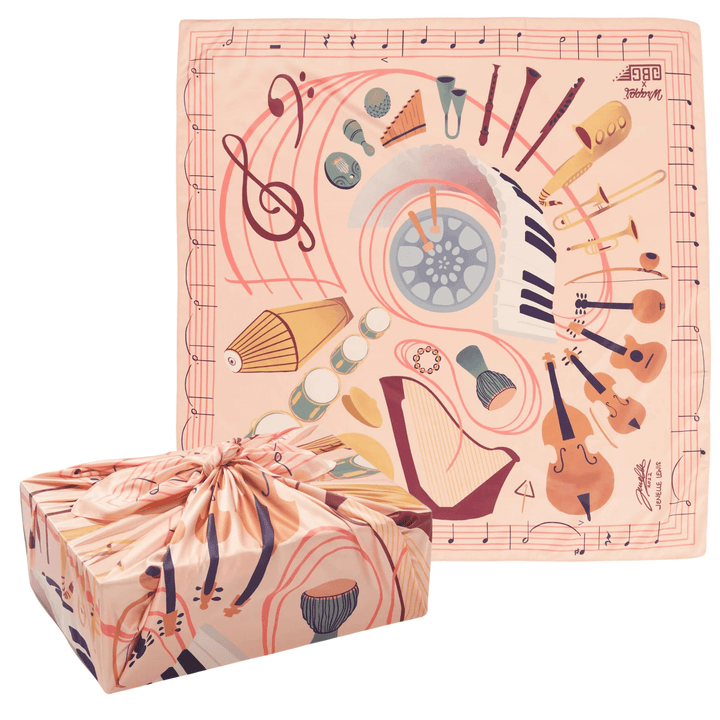 Remember | 35" Furoshiki Gift Wrap by Janelle Lewis - Wrappr