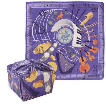 Soundtrack of Love | 28" Furoshiki Gift Wrap by Janelle Lewis - Wrappr