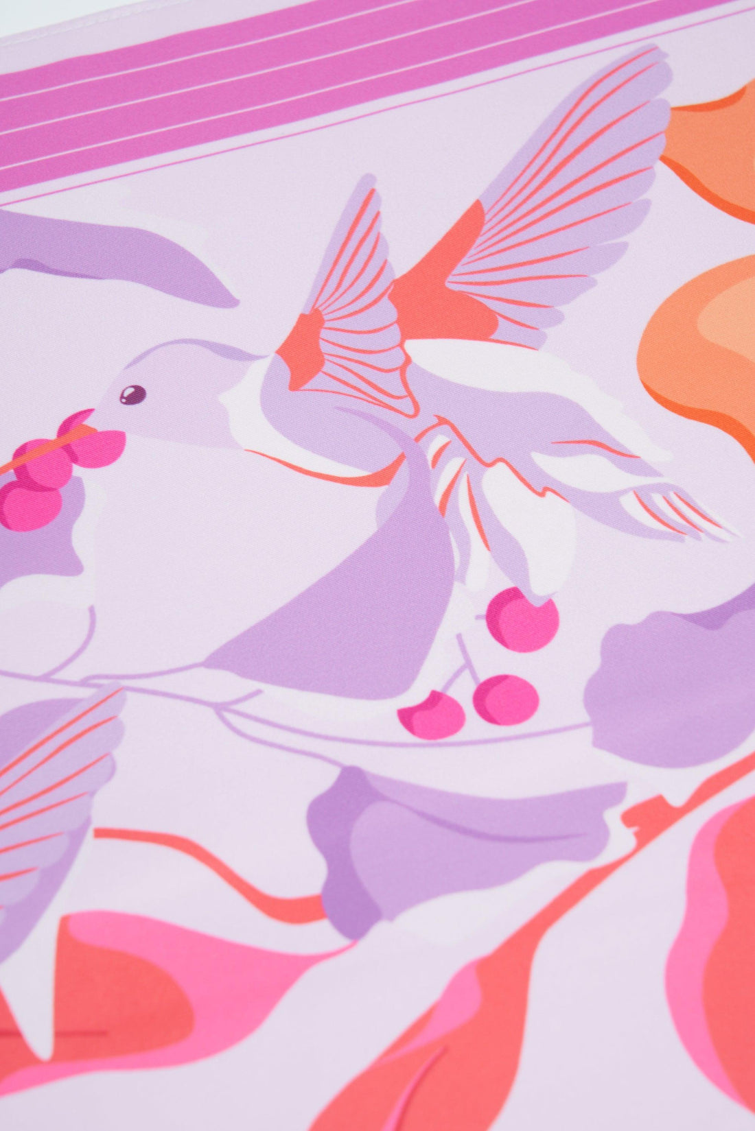 WRAPPR Eco Friendly Furoshiki Fabric Gift Wrap - 35.5 Inch Square Polyester Satin By Artist JEssery Waller