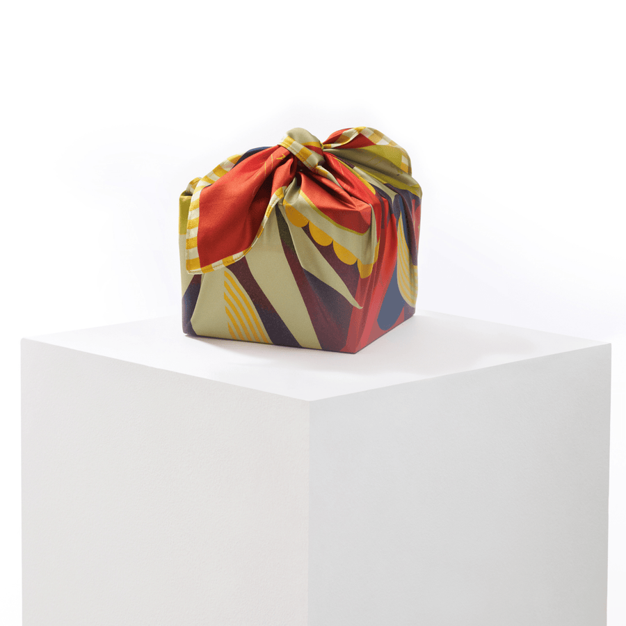 Furoshiki Gift Wrap by Essery Waller | 18", 28" & 35" | Mulberry Silk