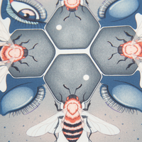 Honeycomb | 18" Furoshiki Gift Wrap by David Camisa