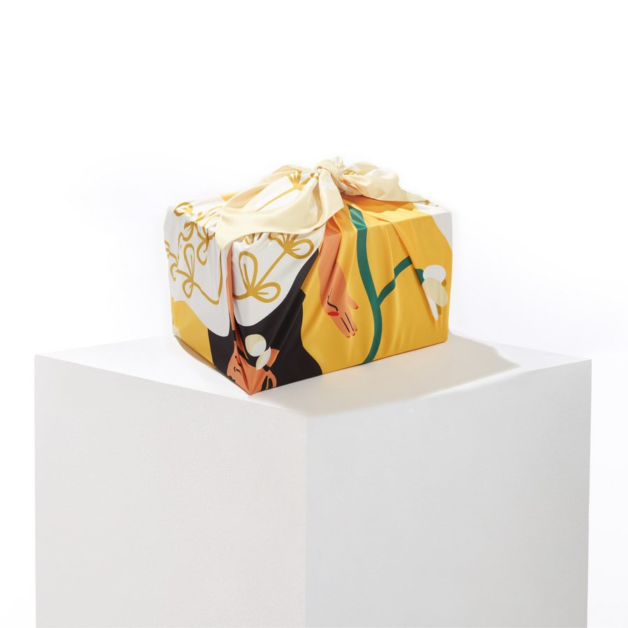 Transformation | 50" Furoshiki Gift Wrap by Jerilyn Guerrero